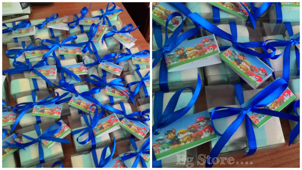 bomboniere compleanno tema paw patrol